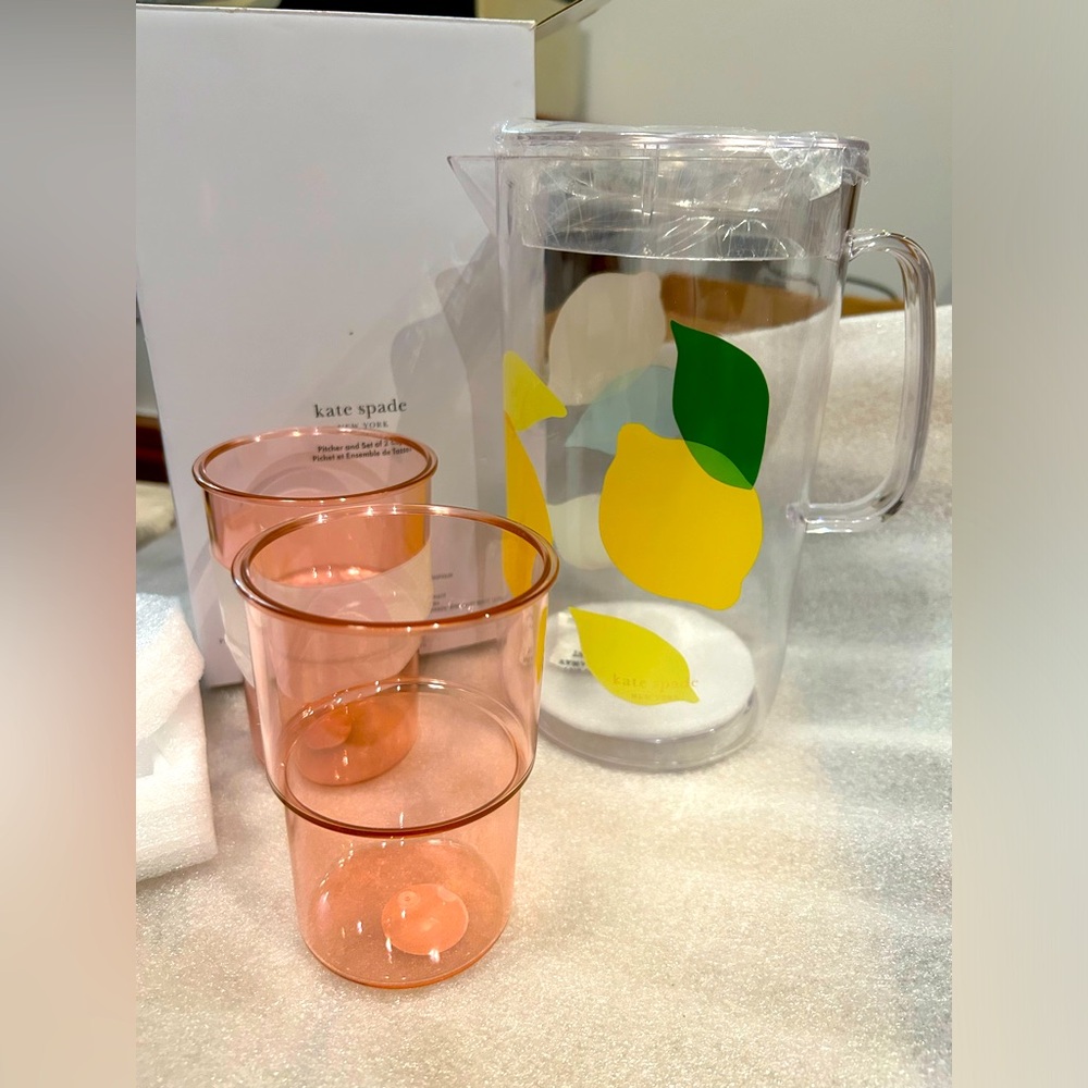 NIB Kate Spade pitcher set